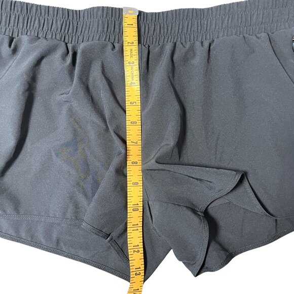 Fabletics Running Shorts Womens Size L Black Fallon Athletic Lined Gym Fitness - Picture 9 of 10